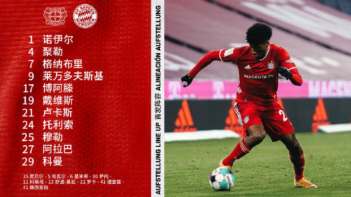  拜仁慕尼黑逆转取胜登顶积分榜  